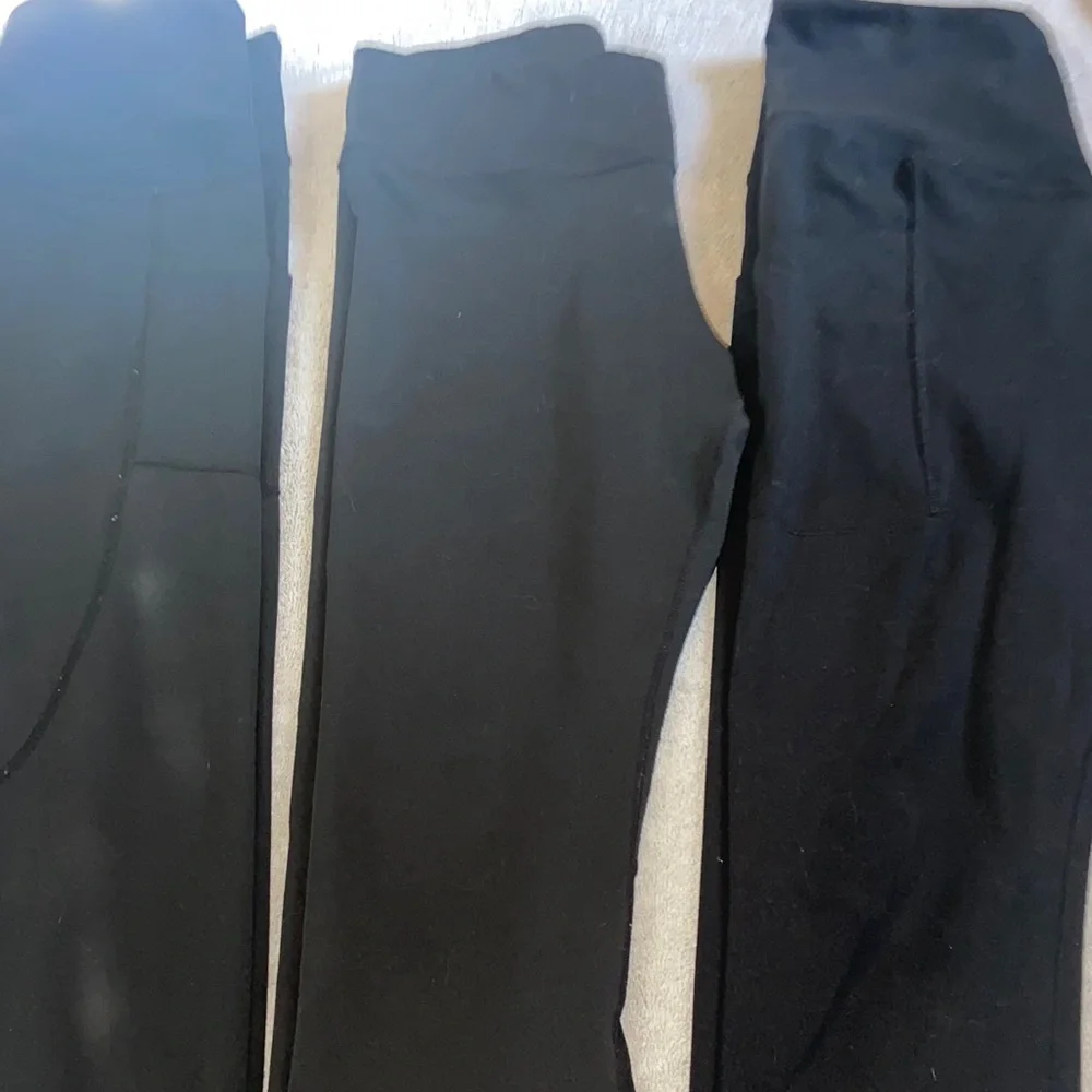 Black Leggings Set 3 pairs Zyia, danskin, Nike - Picture 1 of 5
